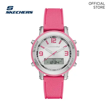 Skechers Magnolia 40MM Digital Chronograph Watch with Silicone Strap and  Metal Case - White and Rose Gold Tone | AIR MILES