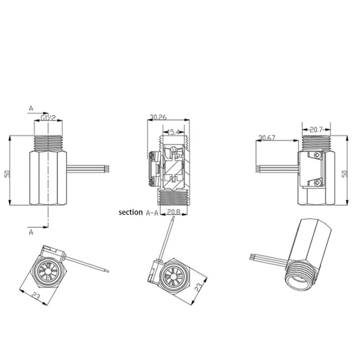 g1-2-inch-water-flow-hall-sensor-switch-flow-meter-for-industrial-turbine-flowmeter-water-flow-sensor-yf-b2