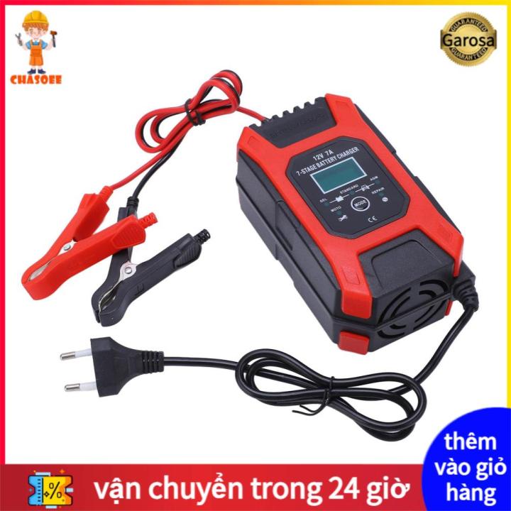 Smart Battery Charger 7 Stage Repair 12V 7A Car Automotive Tools Equipment  AC100‑240V 