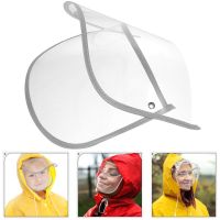 Protective Cap Replaceable Hat Brim Clear Hood Raincoat Jacket Face Protector Poncho Transparent Rainproof