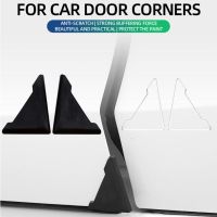 【cw】 2Pcs Car Door Anti Collision Protector Cover Silicone Scratch Sticker Poesche Tesla 【hot】