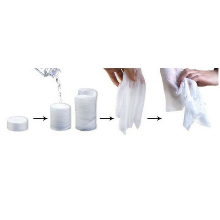 100pcs-disposable-compressed-towels-tablet-capsules-washcloth-travel-camping