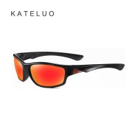 [พร้อมกล่อง] Kateluo 3329 แว่นตากันแดด เลนส์โพลาไรซ์ กันลม สําหรับขี่จักรยาน เล่นกีฬากลางแจ้ง ชายหาด