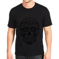 new printed t-shirt sugar skull customization short-sleeved fashion Loose Top mens 0EET