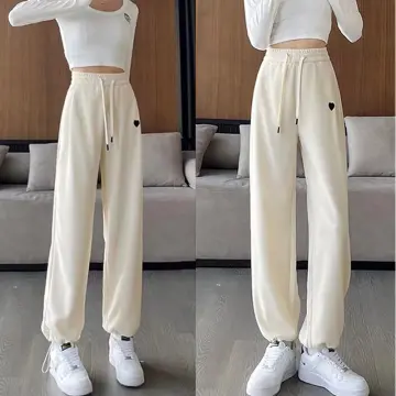 Womens jogger pants Korean joggers casual high waist pants