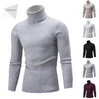 CODHaley Childe Mens Turtleneck Sweater M-2xl Slim fit High neck Top Knitwear High quality