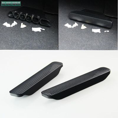 【hot】 2PCS Floor Air Conditioner Duct Vent Outlet Grille Cover for 2 3 a MK2 MK3 2008-2017 Car Accessories