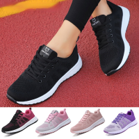 Sneakers Women Shoes Flats Casual Ladies Shoe Woman Lace-Up Mesh Light Breathable Female Zapatillas De Deporte Para Mujer