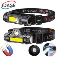 【CW】 4000LM Headlamp With USB Rechargeable Headlight 2 Modes Camping Flashlight Torch Lamp