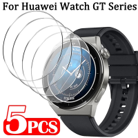 1-5Pcs Tempered Glass for Watch GT 2 3 GT2 GT3 Pro 46mm GT Cyber GT Runner HD Clear Screen Protector Explosion-Proof Film