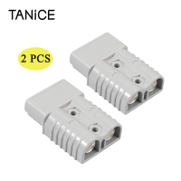 TANiCE 2Pcs 175A 600V For Anderson Style Plug Connectors With 10 AWG Silver Plated Solid Copper Terminal ACDC Power Tool Kit