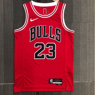 Mens Chicago Bulls 2023 NBA Michael 2023 Red Basketball Player Jersey
