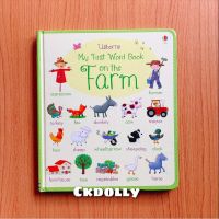 [มือสอง] หนังสือภาษาอังกฤษ : MY FIRST WORD BOOK ON THE FARM สนพ.Usborne