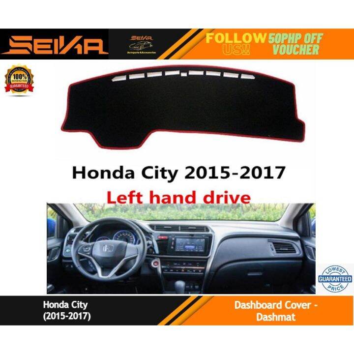 Honda City Silicon Dashboard Cover 2015 2019 Dash Mat Lazada PH