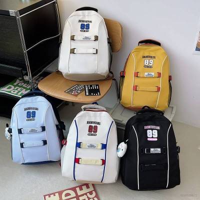 Backpack for Women Men Student School Large Capacity Breathable Printing Fashion Personality Multipurpose Bags