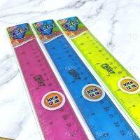 ไม้บรรทัดงอได้ เดลี่ Deli 6208 Ruler  ขนาด 30 ซม. ไม้บรรทัด สีชมพู/ฟ้า/เขียว