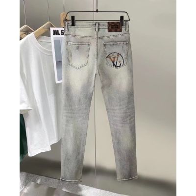 ️️【READY &amp; STOCK】️️ Man Jeans L***V Pants Ladies Close-fitting Pants Unisex Trunks