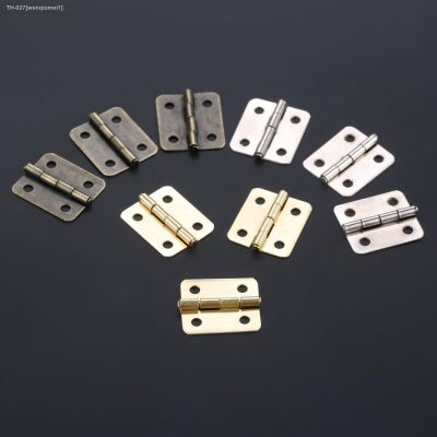 ◄✁✎ 10Pcs 18x16mm Door Cabinet Luggage Hinges Jewelry Wooden Box Furniture Decoration Hinges with Screws Antique Bronze/Silver/Gold