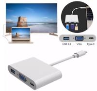 usb Type c 3.1 to vga usb 3.0 charging 3 in 1 converter cable