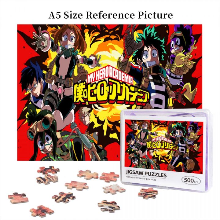 my-hero-academia-2-wooden-jigsaw-puzzle-500-pieces-educational-toy-painting-art-decor-decompression-toys-500pcs