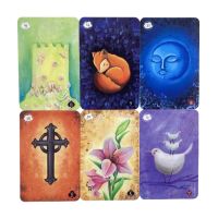 Tanis Lenormand Card Oracle A 38ภาษาอังกฤษ Divination Edition สำรับเกม Borad