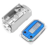 1″ Digital Turbine Flow Meter,Gas Oil Fuel Flowmeter,Pump Flow Meter Fuel Flow Meter,High Accuracy,for Kerosene, Gasoline,