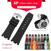 ✥ Rubber Silicone Watch Strap for AP 15703 26020 26170 26178 26470 26471 Audemars Piguet Royal Oak Offshore 28mm Watchband Belt