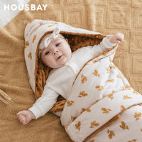 Baby Blanket Swaddle For Newborn Baby Swaddle Wrap 0-12 Months Newborn Sleeping Bag 100 Cotton Envelope For Discharge Winter