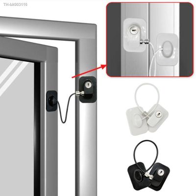 ✵ New Window Security Chain Lock With Key Multifunctional Cabinet Refrigerator Door Non Drilling Lock Security Guard for Baby