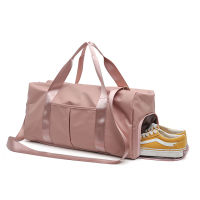 Sports Gym Bag with Wet Pocket &amp; Shoes Compartment for Women &amp; Men Large Capacity Sports Nylon Travel Duffle Bag