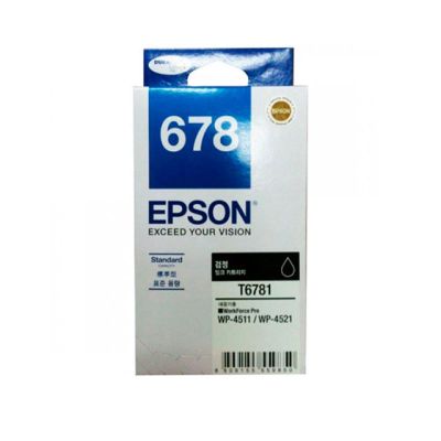 Epson T678190 Black ตลับหมึกอิงค์เจ็ท สีดำ หมึกแท้💯%