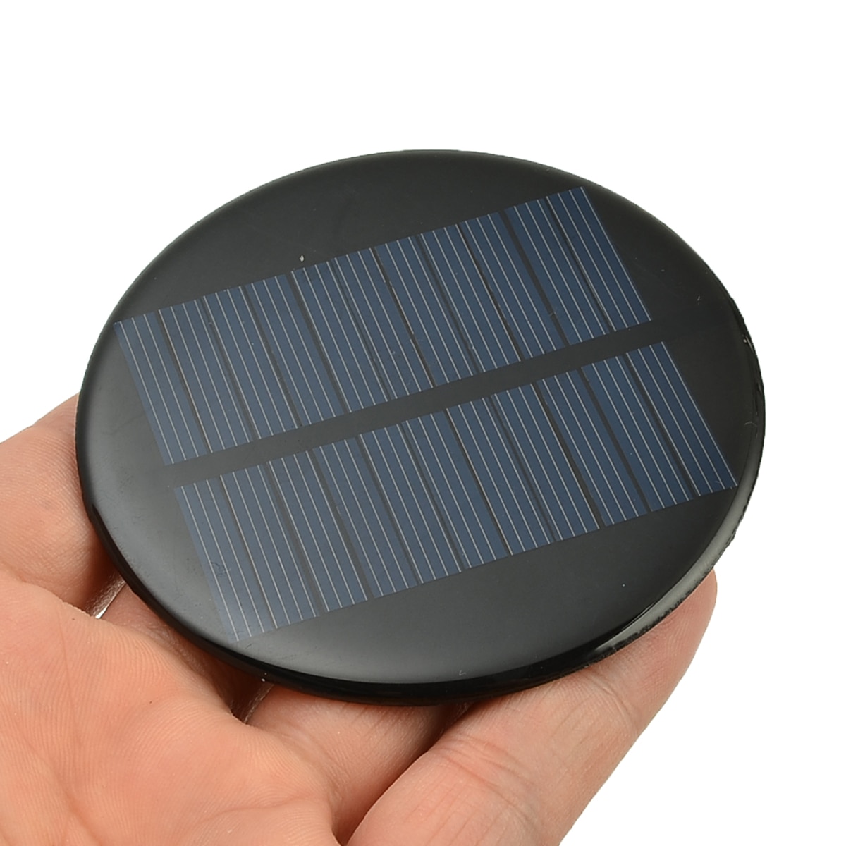 5pcs Mini Solar Panel Module 6V 2W 0.35A 80MM Round Poly DIY Epoxy Cell Battery 
