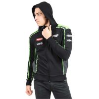 kawasaki moto - gp เสื้อกันหนาวมีฮู้ดมีซิป