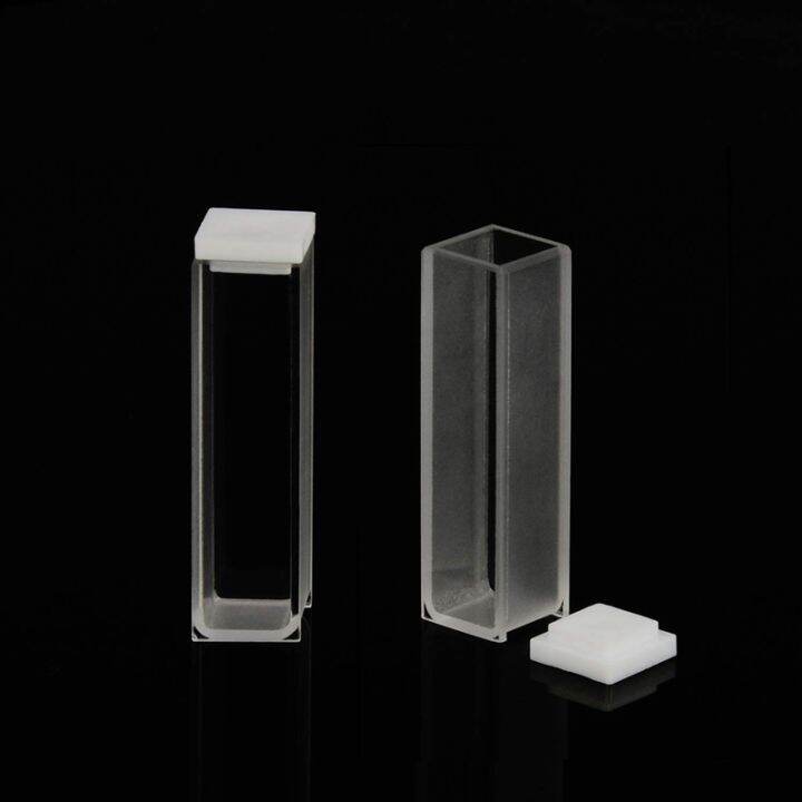 Quartz Cuvette,Spectrophotometer Cuvettes 10 mm Path Length, 45mm