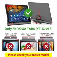 《Voice of The Times》 Slim Case สำหรับ Lenovo Yoga Smart Tab 5 2019แท็บเล็ต Funda สำหรับ Lenovo Smart Tab YT X705X แม่เหล็กหนัง Capa YT X705F