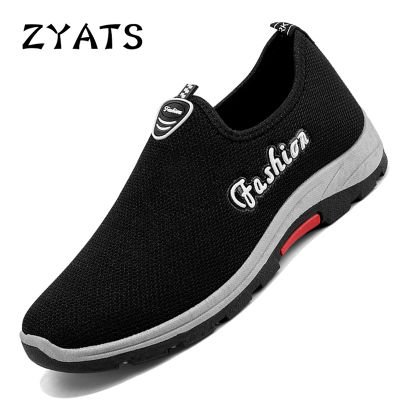 ZYATS รองเท้ากีฬาลำลองสำหรับผู้ชาย,รองเท้าเดินป่ารองเท้ากีฬารองเท้าขับขี่ที่สะดวกสบายรองเท้าลำลองน้ำหนักเบา