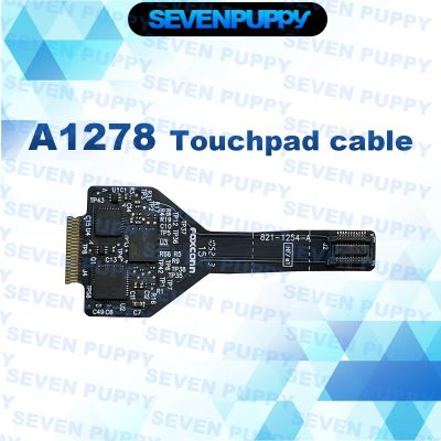 SEVENPUPPY Original Brand NEW Trackpad Touchpad Flex Cable 821-1254-A For Apple Macbook Pro 13" A1278 Replacement 2009-2012 Year Wires  Leads Adapters