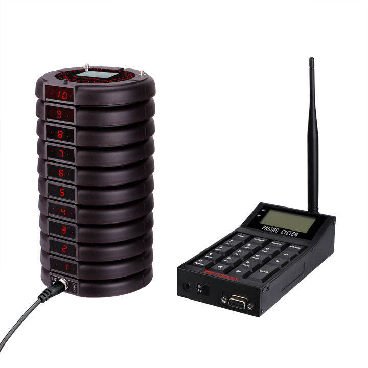 Retekess TD159 pagers Wireless calling system with screen Long Range ...