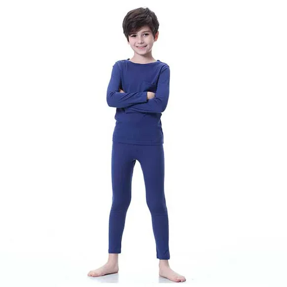 Cheap Thermal Underwear Set for Kids Boys Girls Long Johns Winter