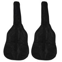 2X, 38Inch Guitar Bag Oxford Cloth Shoulder Gig Bag Case with Pocket Guitar Parts &amp; Accessories