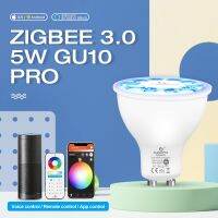 [HOT QQZIWWUJJWG 104] GLEDOPTO ZigBee 3.0สมาร์ท GU10สปอตไลท์5W Pro RGBCCT หลอดไฟ Led 30องศามุมลำแสงทำงานร่วมกับ Alexa Echo Plus App/ เสียง /Rf