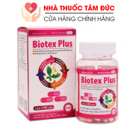 Men vi sinh Biotex Plus giảm rối loạn tiêu hóa, giảm tiêu chảy, táo bón, đầy bụng, khó tiêu - Hộp 100 viên thumbnail
