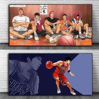 ญี่ปุ่นอะนิเมะตัวเลข Slam Dunk โปสเตอร์กีฬาบาสเกตบอลภาพวาดผ้าใบ HD พิมพ์ Wall Art สำหรับ Kawaii Room Home Decor