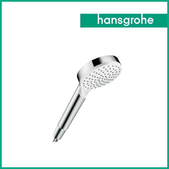 hansgrohe Crometta Hand shower 1jet EcoSmart 9 l/min in White/Chrome
