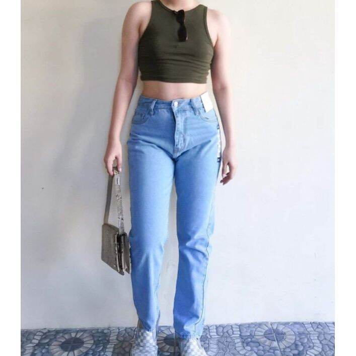 Original Brandnew Zara Classic Highwaist Mom Jeans (Overrun) | Lazada Ph