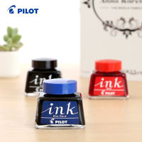 ญี่ปุ่น PILOT หมึกที่ไม่ใช่คาร์บอน INK-30 70 ปากกาน้ำไม่ปิดกั้นปากกาหมึกสีน้ำเงินดำแดง 30ml