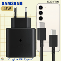 ที่ชาร์จ Samsung 45W (EU) สำหรับ ซัมซุง S23 Plus และมือถือทุกรุ่น หัวชาร์จ Usb-C สายชาร์จ Type-C (5A) ยาว1ม. และ 2ม. รองรับการชาร์จด่วนแบบพิเศษ Adaptive Fast Charging