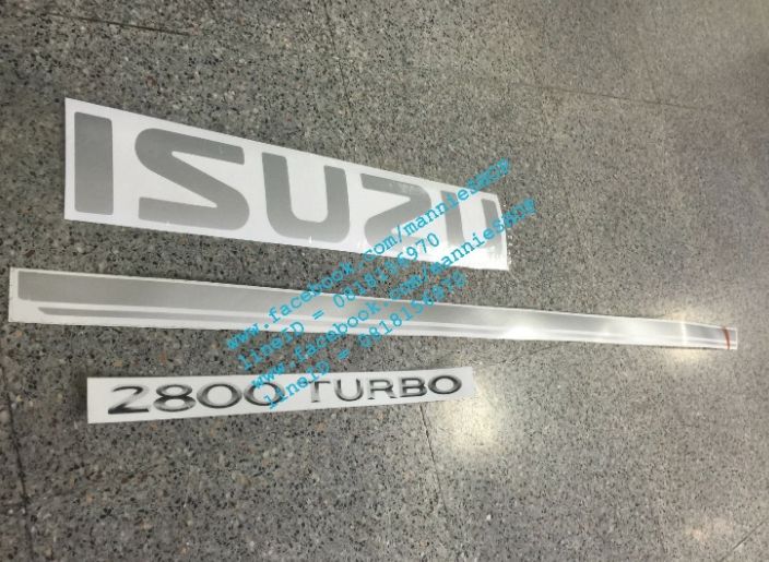 เส้นยาว-2800-turbo-สติ๊กเกอร์แบบดั้งเดิมสำหรับ-isuzu-dragon-คำว่า-isuzu-เส้นยาวติดชายล่าง-2800-turbo-ติดรถ-sticker-อีซูซุ