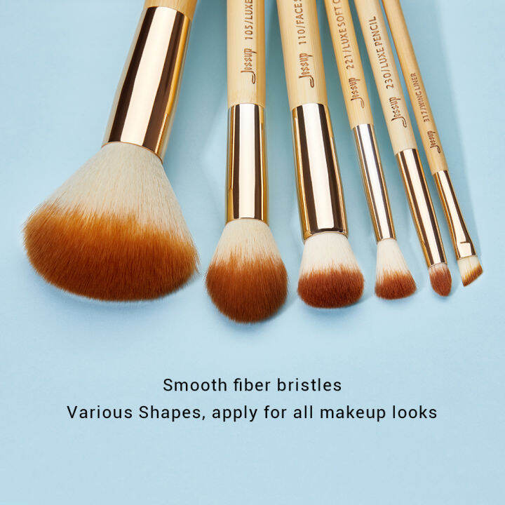 jessup-bamboo-brush-set-142-15pcs-เซ็ตแปรงด้ามไม้ไผ่-15-ชิ้น