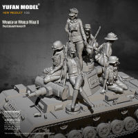 1/35 Yufan model Resin Model Tank soldier beauty self-assembled ( 6 pec set)YFWW-2067